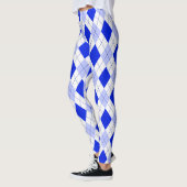 Blue On Blue Raute Leggings (Links)