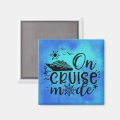 Blue On Cruise Mode Schiffstürmarkierung Magnet (Vorderseite/Rückseite)