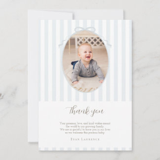 Blue One Albern Goose Foto Danke Karte