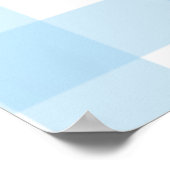 Blue One Golden Year Retriever Puppy 1st Birthday Poster (Ecke)