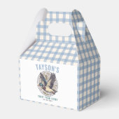 Blue One Lucky Duck 1st Birthday Party Cute Rubber Geschenkschachtel (Vorderseite)