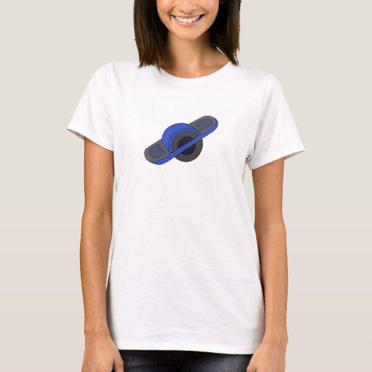 Blue One Wheel T-Shirt (Vorderseite)