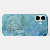 Blue Opal Abstrakt Case-Mate iPhone Hülle (Rückseite (Horizontal))