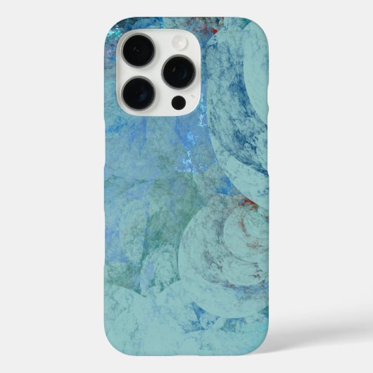Blue Opal Abstrakt Case-Mate iPhone Hülle (Rückseite)