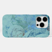Blue Opal Abstrakt Case-Mate iPhone Hülle (Rückseite (Horizontal))