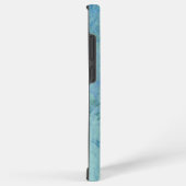 Blue Opal Abstrakt Samsung Galaxy Hülle (Rechte Seite)