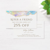 Blue Opal Design Reference Card (Schreibtisch)