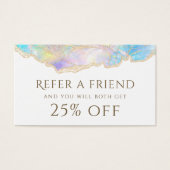 Blue Opal Design Reference Card (Vorderseite)