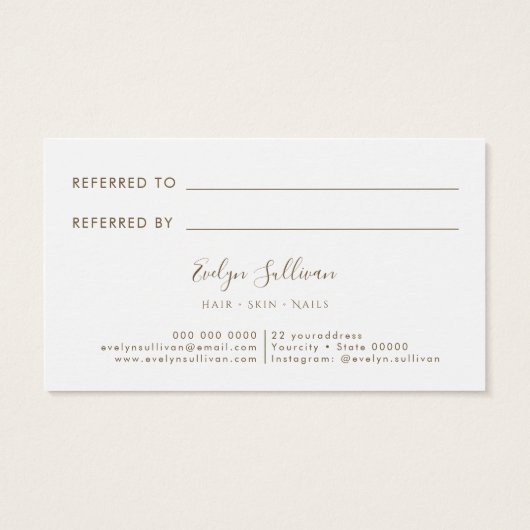 Blue Opal Design Reference Card (Rückseite)