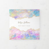 Blue Opal Design Trifold Broschüre (Cover)