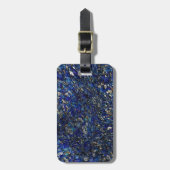Blue Opal Gepäckanhänger (Vorderseite vertikal)