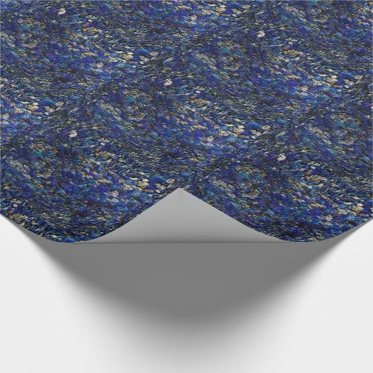 Blue Opal Geschenkpapier (Ecke)