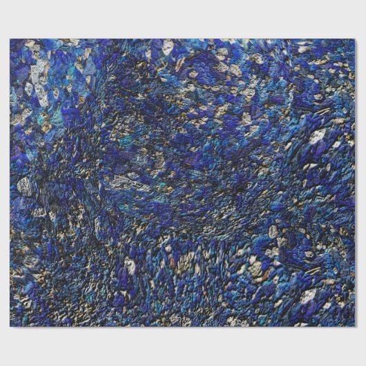 Blue Opal Geschenkpapier (Flach)