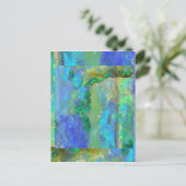 Blue Opal October Birthstone by Sharles Postkarte (Stehend Vorderseite)