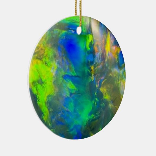 Blue Opal Ornament (Rechts)
