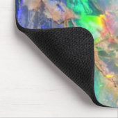 Blue Opal Print Mousepad (Ecke)