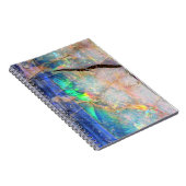 Blue Opal Print Notizblock (Rechte Seite)