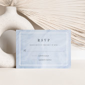 Blue Opal RSVP-Karte RSVP Karte