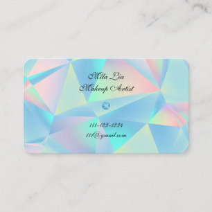 Blue Opal Stone Design Visitenkarte