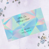 Blue Opal Stone Design Visitenkarte