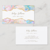 Blue-Opal-Visitenkarte Visitenkarte (Vorne/Hinten)