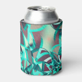 Blue or cyan streaks up red, drizzled image dosenkühler (Kanne Vorderseite)