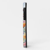 Blue Orange Butterfly Floral iPhone / iPad Gehäuse Case-Mate iPhone Hülle (Hinten/Links)
