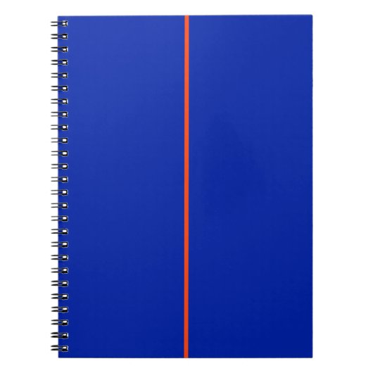 Blue & Orange CUSTOM Notizblock (Vorderseite)