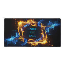 Blue Orange Fire Portal Elemental Magic Gaming