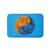 Blue Orange Fire Yang Bath Mat Badematte (Vorderseite)