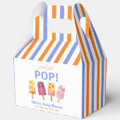 Blue Orange Fruchtseis Creme Popcicle Baby Dusche Geschenkschachtel (Rückseite)
