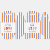 Blue Orange Fruchtseis Creme Popcicle Baby Dusche Geschenkschachtel (Ungeklappt)