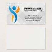 Blue Orange Health Logo | Fitness (Vorne & Hinten)