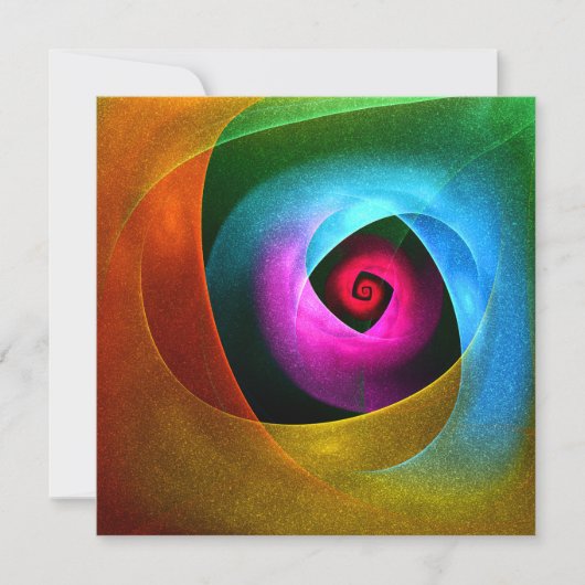 Blue Orange Pink Modernes Abstraktes Kunstmuster # (Vorderseite)