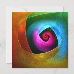 Blue Orange Pink Modernes Abstraktes Kunstmuster #