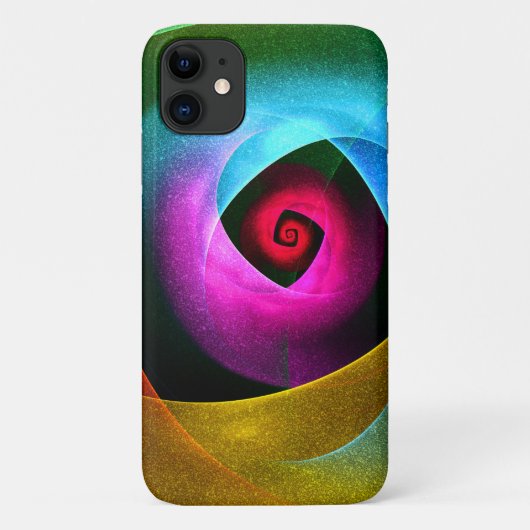 Blue Orange Pink Modernes Abstraktes Kunstmuster # Case-Mate iPhone Hülle (Rückseite)