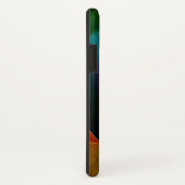 Blue Orange Pink Modernes Abstraktes Kunstmuster # Case-Mate iPhone Hülle (Hinten/Rechts)
