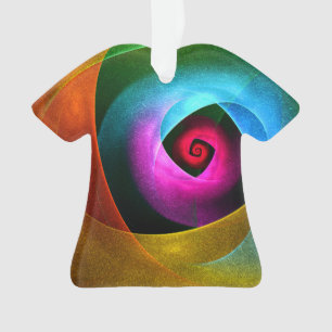 Blue Orange Pink Modernes Abstraktes Kunstmuster # Ornament