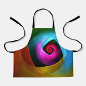 Blue Orange Pink Modernes Abstraktes Kunstmuster # Schürze (Vorderseite)