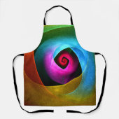 Blue Orange Pink Modernes Abstraktes Kunstmuster # Schürze (Vorderseite)