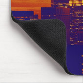 Blue Orange Pop Art New York City Mousepad (Ecke)
