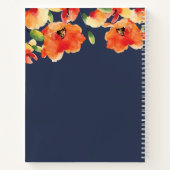 Blue Orange Poppy Letters to Daughter Journal Notizblock (Rückseite)