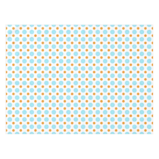 Blue & Orange Tablecloth Tischdecke (Vorderseite (Horizontal))