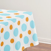 Blue & Orange Tablecloth Tischdecke (Beispiel)