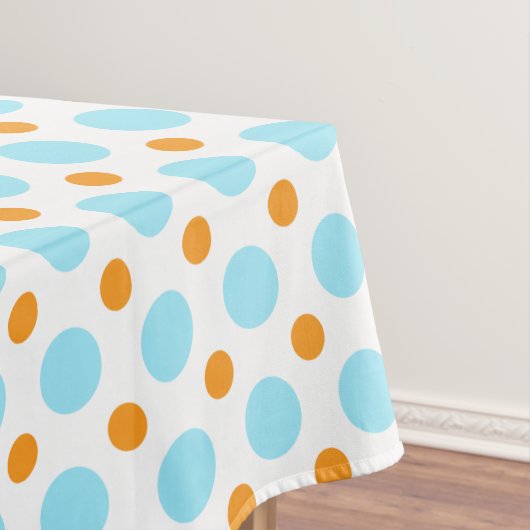 Blue & Orange Tablecloth Tischdecke (Beispiel)