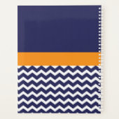 Blue Orange Zickzack Planer (Rückseite)