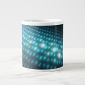 Blue Orbs 3D Jumbo-Tasse (Vorderseite)
