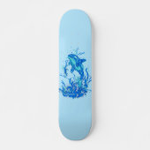 Blue Orca Design Skateboard (Vorne)
