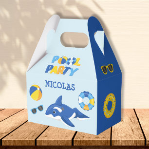 BLUE ORCA FLOUIERBECKEN PARTY GESCHENKSCHACHTEL