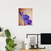 Blue Orchid Fotografien Print Poster (Heimbüro)